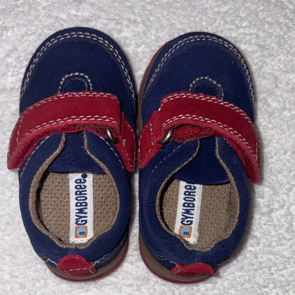 Gymboree Navy and Red Baby Walkers vintage Y2K nwt